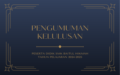 Pengumuman Kelulusan Peserta Didik Tapel 2024-2025
